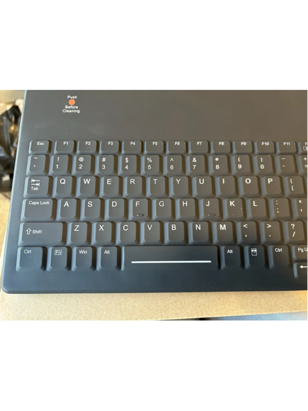 Key Source International KSI-1801 Black Backlit Keyboard Side Numbers